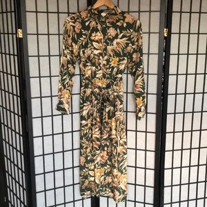 H&M collared button-up dress